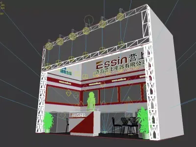 Exhibition - Area -3X6-3DMAX2010-13 3D model