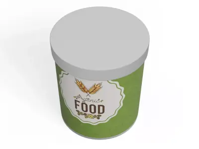 Flexible Plastic can 3D model