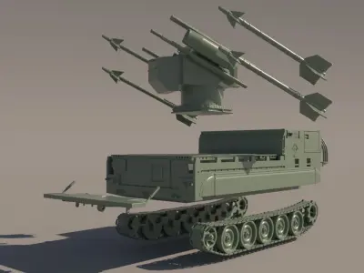 Anti aircraft M730A1 for 3D print 3D print model