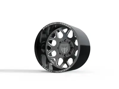 REAR SPECIALITY FORGED D009 WHEEL 3D MODEL 3D model