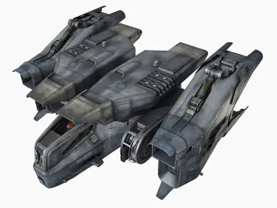 SF Fighter 3D model