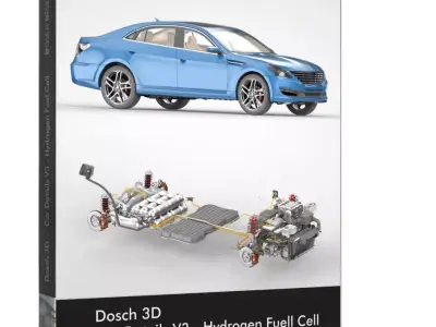 Dosch 3D - Car Details V3 - Hydrogen Fuel Cell 3D model