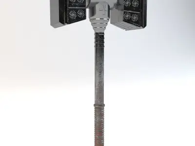 Medieval weapon pack 3D model purchase