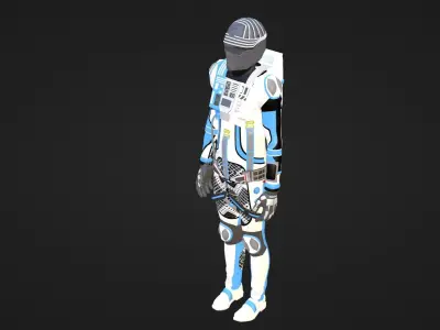 Robot Soldier  -  Assault Soldier Low-poly 3D model