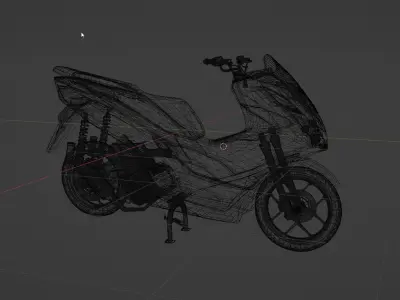 HONDA PCX 2022 3D model