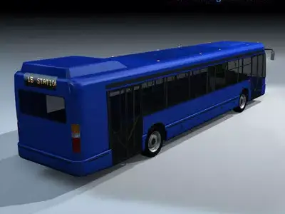 Intercity bus 3D model
