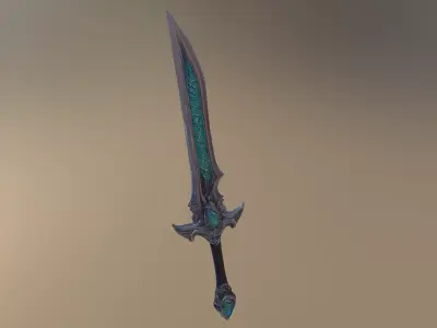 10 Fantasy Swords Pack  High-Quality Static 3D model
