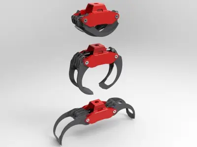 grapple-3 clamp Free 3D model
