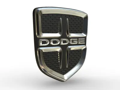 dodge logo 3D model from CGTrader