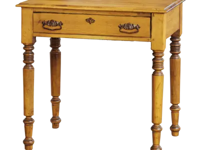  Vintage Wooden Side Table Model 