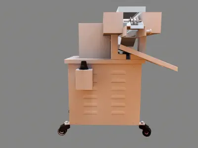 Defolier Machine Low-poly 3D model