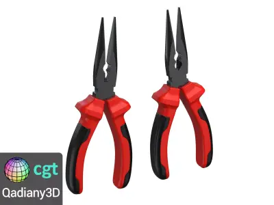 Long Nose Pliers 3D model