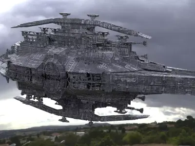 Jupiter Scouter Ship 1  3D model