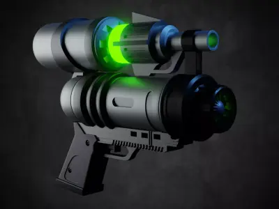 Scifi Gun 3D model buy