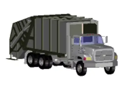 Recolector de basura 3D model