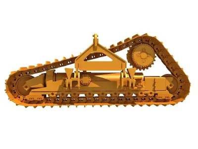 Excavator Track  3D model