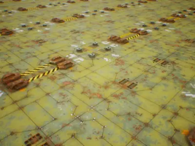 PBR Sci-Fi Industrial Texture 53 Low-poly 3D model