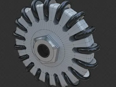 Omni Wheel 3D model buy