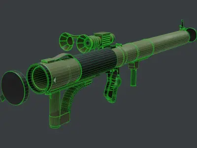 M79 Osa Rocket Launcher 3D model