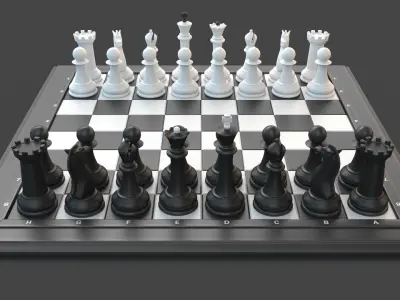 Chess Set 3D model order