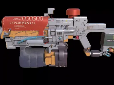 imaginary gun 3D model