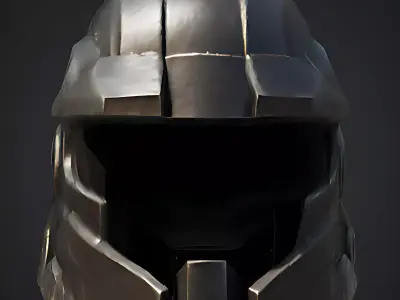 Spartan MJOLNIR Helmet HALO Free 3D print model