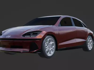 hyundai ioniq 6 3D model