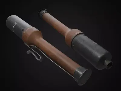 Handgrenade M1918 Low-poly 3D model