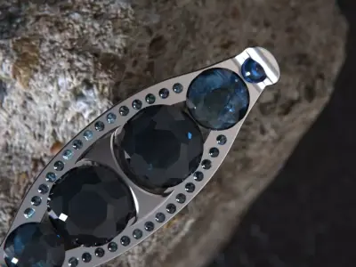 Rings Brilante 3D model