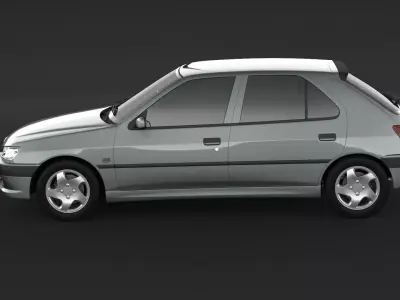 Peugeot 306 Mk2 Hatchback 3D model