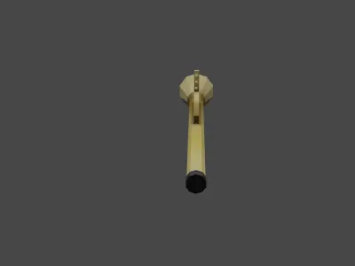 WWII German Panzerfaust Anti-Tank Weapon Model Free low-poly 3D model