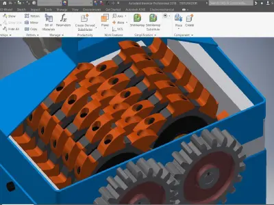TRITURADOR shredder 3d model 3D model