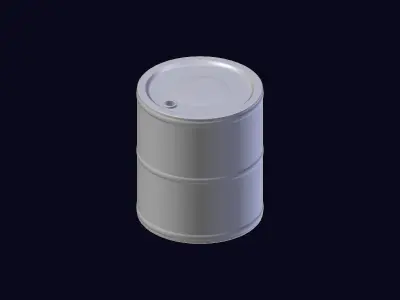 Drum Barrel 3D model