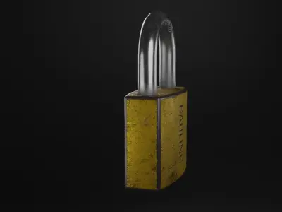 Door Lock Low-poly 3D model purchase