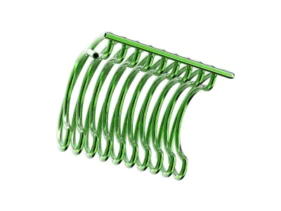 Pipe coil 3D model