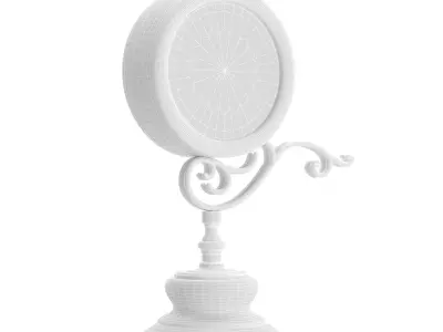 table clock 31 3D model