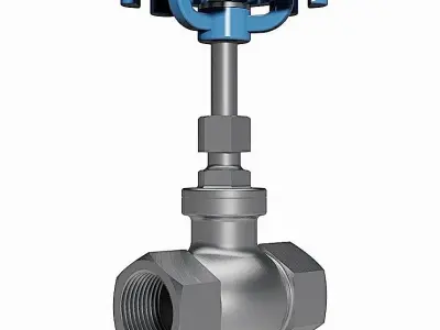 Globe Valves - BSP Threaded Ends -  3D model