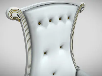 Antique Sofa 3D model buy