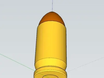 380 acp round Free 3D model
