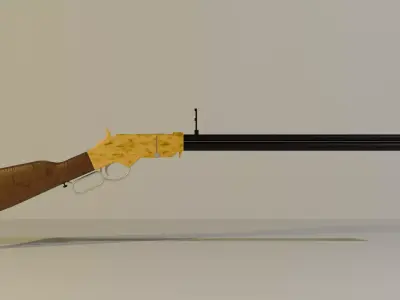 1860 Henry Rifle 3D model