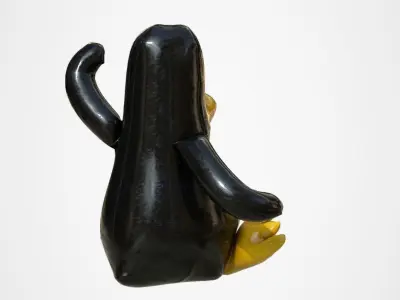 PINGUIN FLOAT Low-poly 3D model