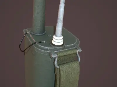 Motorolla SCR  Low-poly 3D model