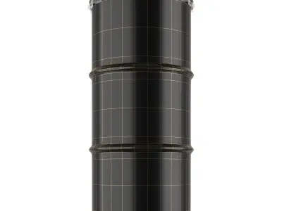 barrel 3D model 2