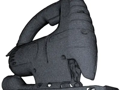 Jig Saw High Poly 3D model