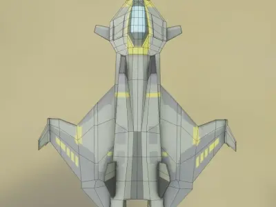 Aegis P5G Gladius Low Poly 3D print model