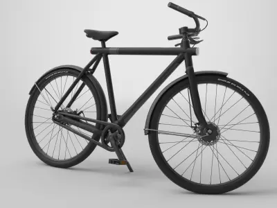 VanMoof Electrified S black 3D model