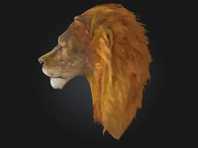 Majestic Mane  Flowing Power and Regal Grace 3D model