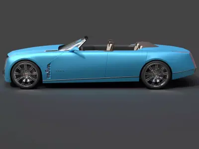 Cadillac Ciel Luxury Concept Hyper Detailed Exterior  Interior 3D model