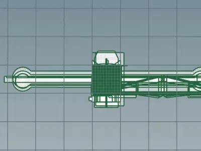Berkshire Steam Locomotive 3D model