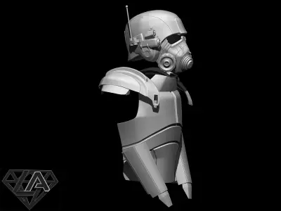 Fallout NCR Ranger combat armor 3D print model